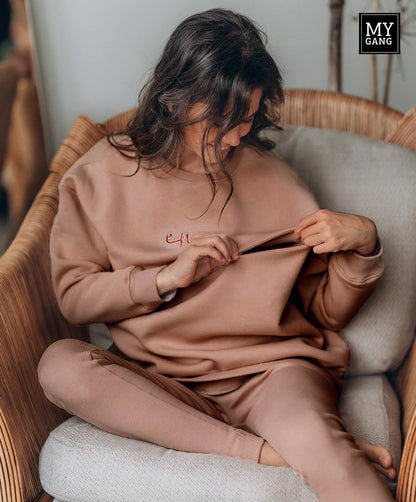 Oversize maternity sweatshirt EMA