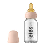 NEW BIBS glass feeding bottle 110ML (blush) 0+ months