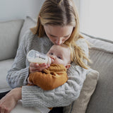 NEW BIBS glass feeding bottle 110ML (blush) 0+ months