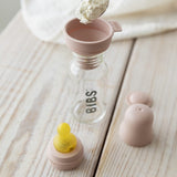 NEW BIBS glass feeding bottle 110ML (blush) 0+ months
